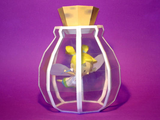 Fairy in a Bottle Papercraft