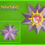 Starmie Papercraft