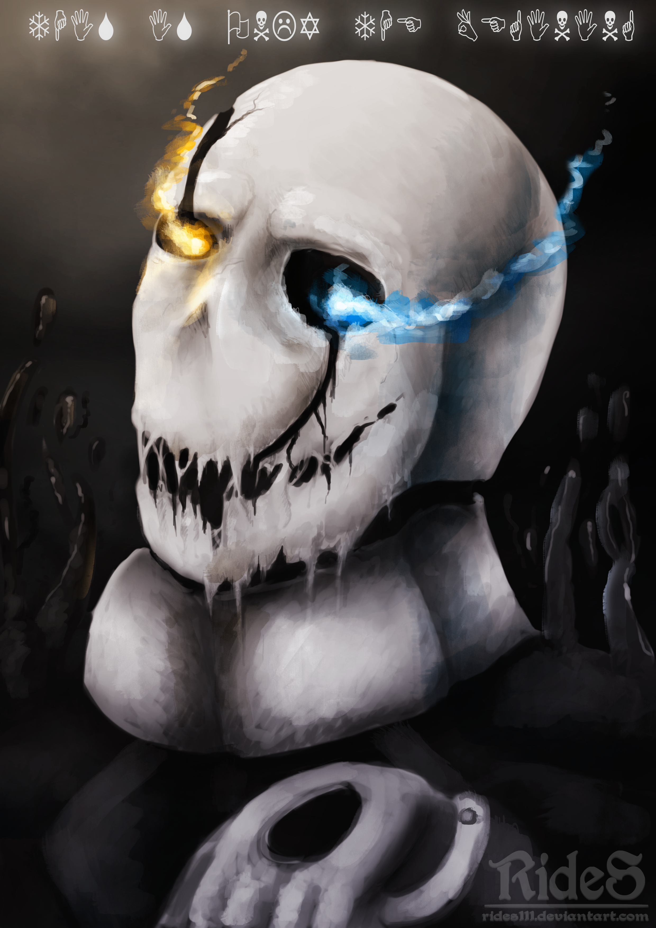 Undertale Gaster By Imperiusart On Deviantart