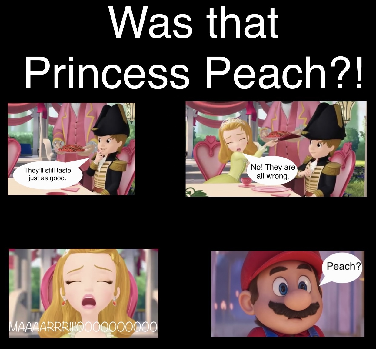funny mario and peach memes