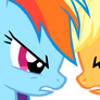 Applejack vs. Rainbowdash