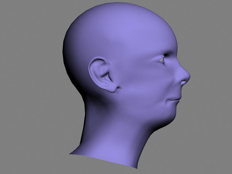 3DsMax head early test render by Savaus on DeviantArt