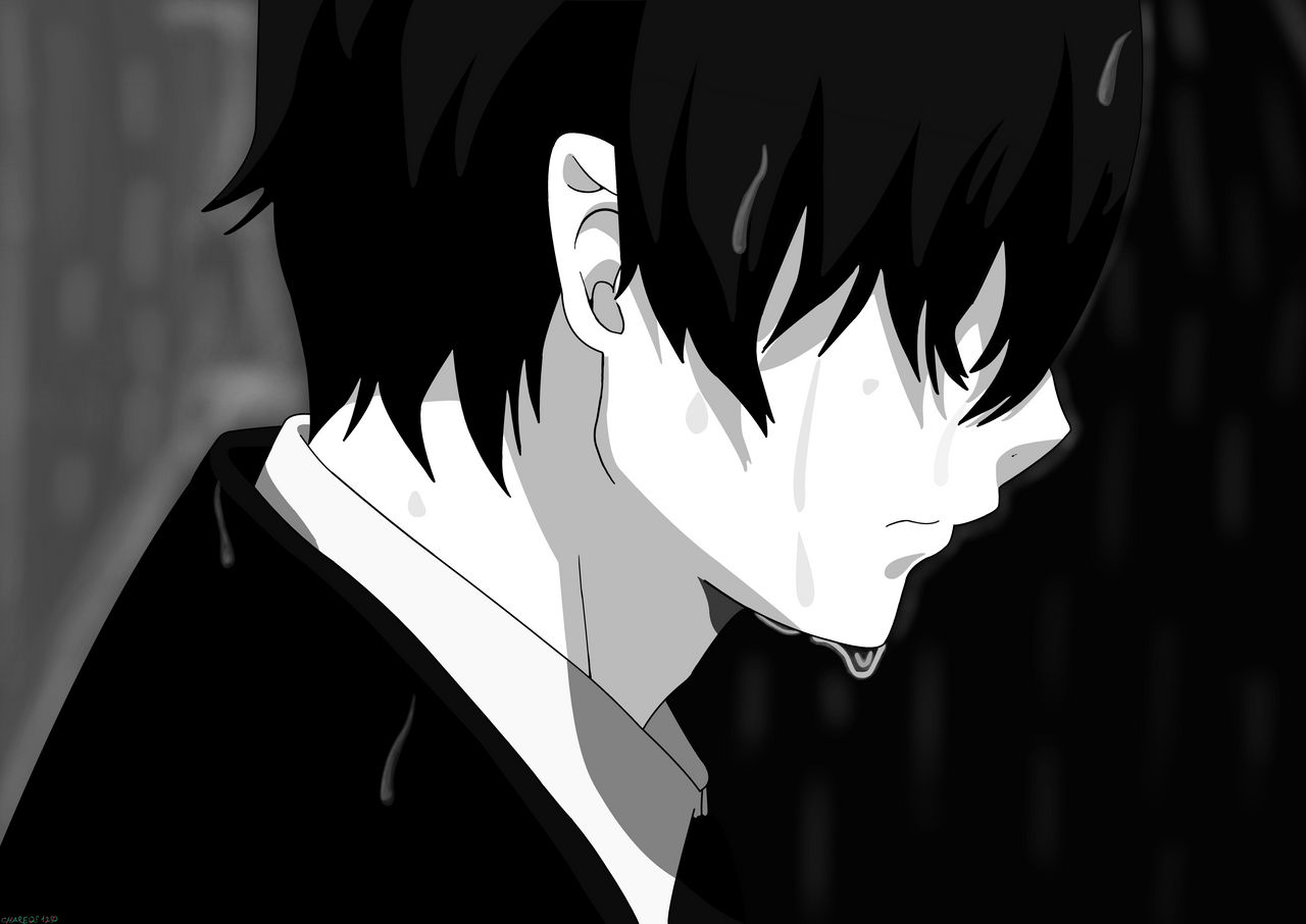 Sad Anime Boy Wallpaper by chareos12 on DeviantArt