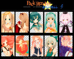 Pack renders kawaii 3