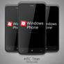 HTC Titan Windows Phone 7 PSD