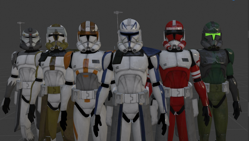 Clone Commanders by Shadowthedirewolf on DeviantArt