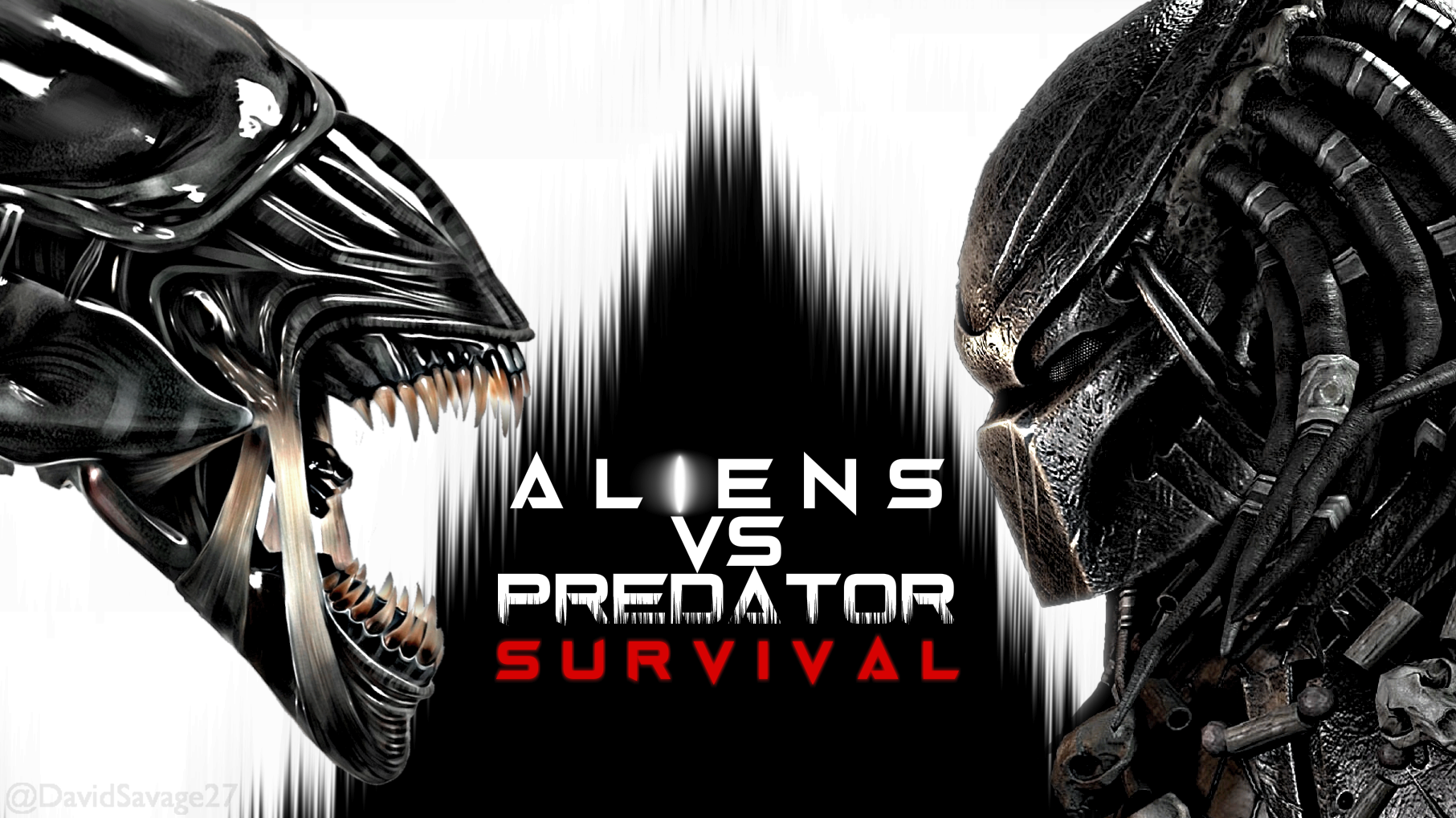 AVPS Aliens Vs Predator: Survival. Poster