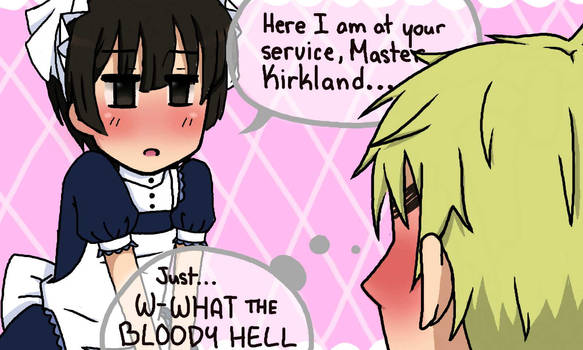 Master Kirkland and Kiku the Maid