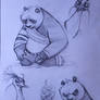 Kung Fu Panda 2 sketches