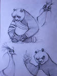 Kung Fu Panda 2 sketches