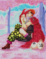 Eustass kid and Erza Scarlet - Passion