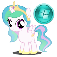 Windows Pony Start Icon by Nerve-Gas on DeviantArt