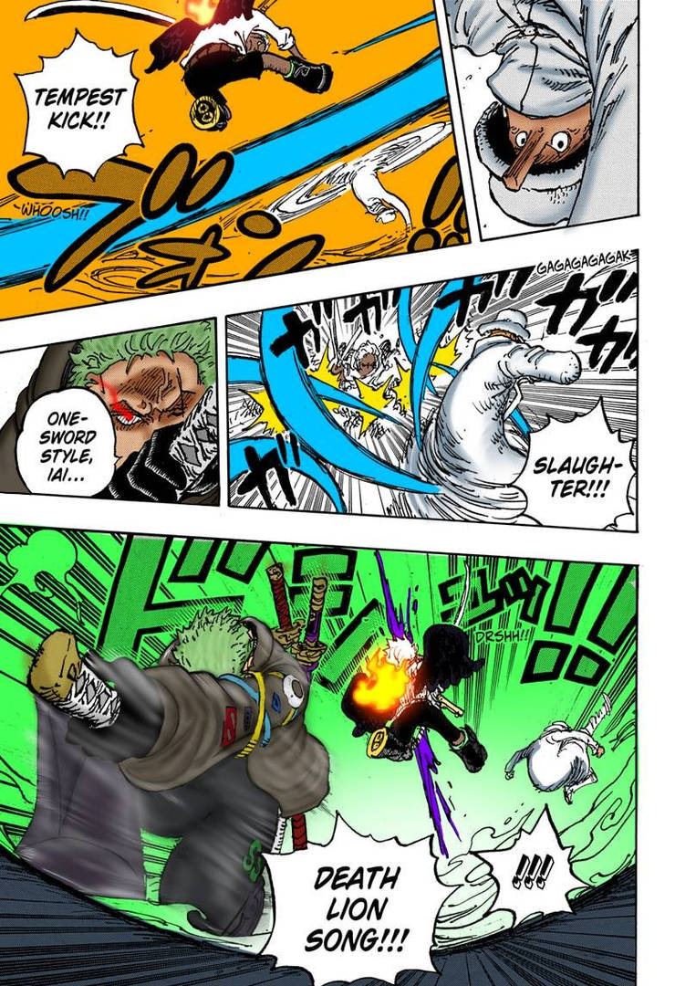 ZORO AND KAKU VS SHAWK by GoruOP on DeviantArt