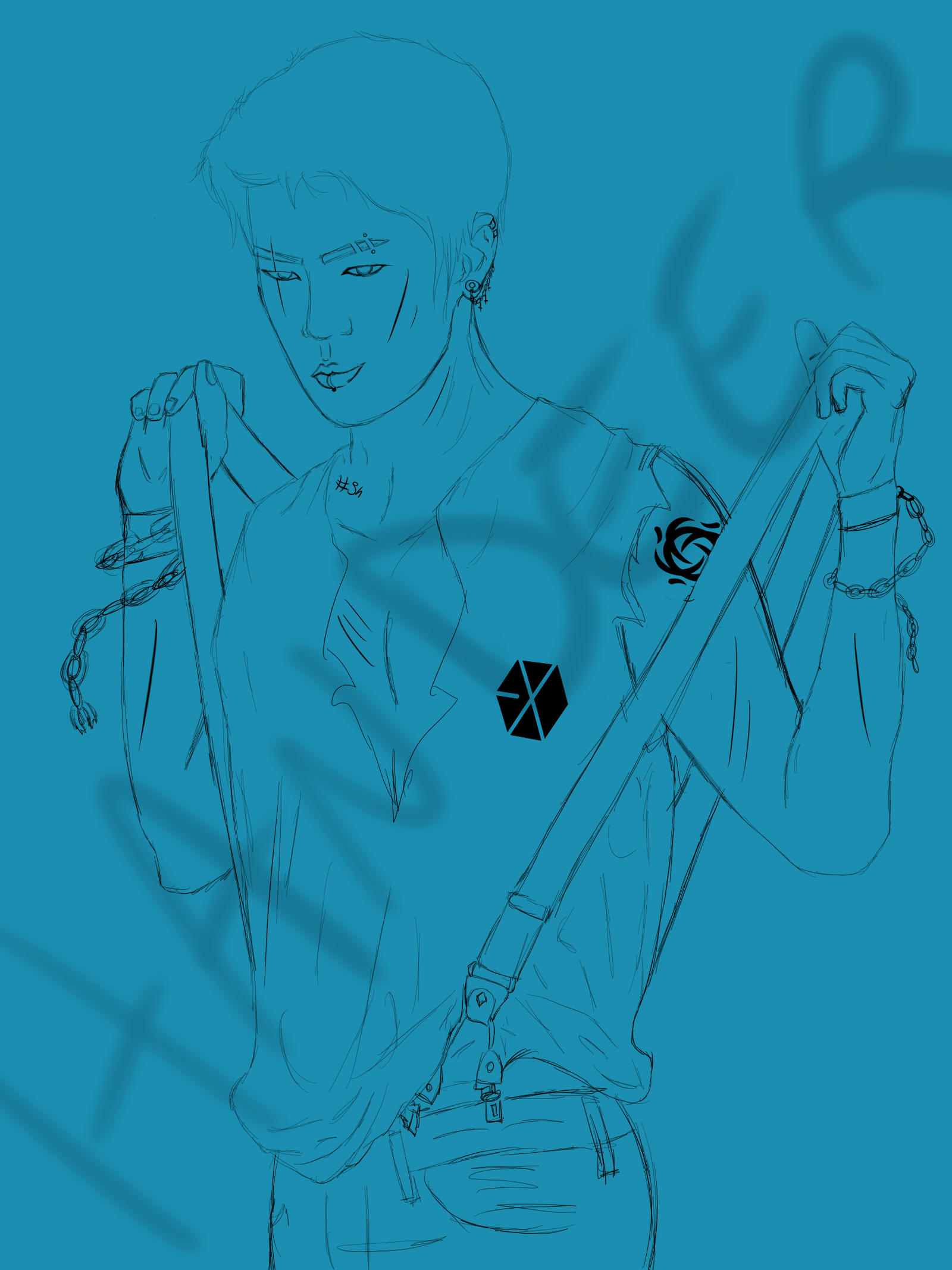 Oh Sehun Exo Lotto Monster By 0handeer0 On Deviantart Oh Sehun Exo Lotto Monster By 0handeer0 On Deviantart