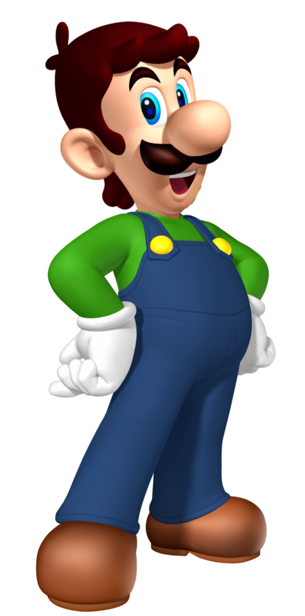 Hatless Luigi edit by MarioAndLuigiRpg2017 on DeviantArt