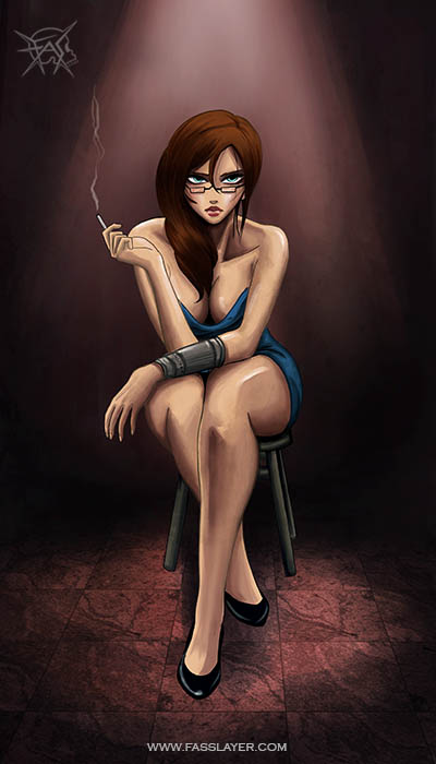 Smoking Woman