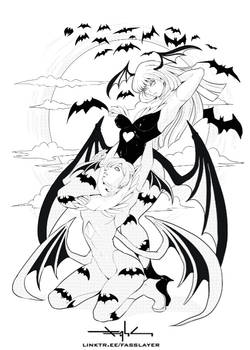 Lilith and Morrigan