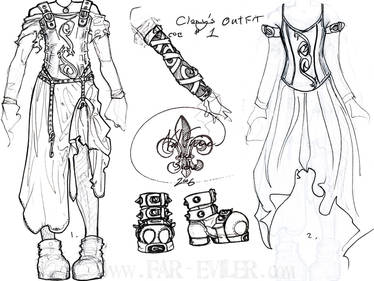 costume design - clary