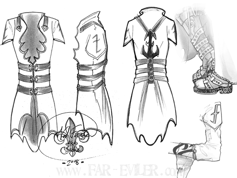 costume design - izzy