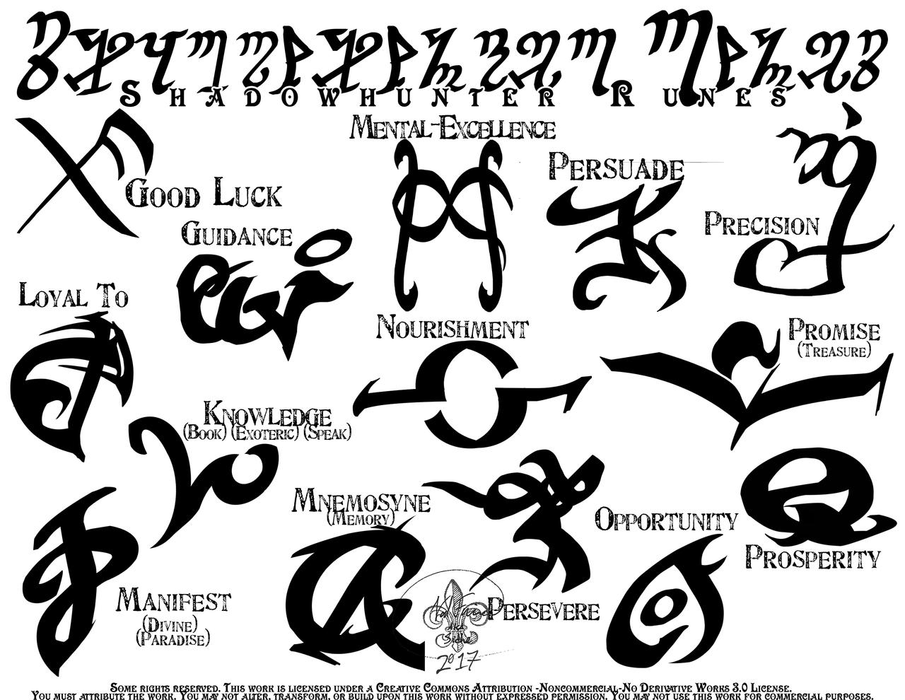 Shadowhunter - Glyphrunes Set 3
