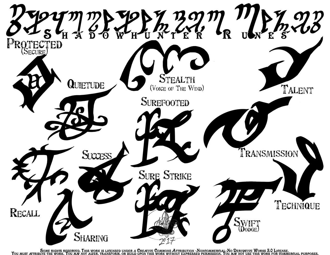 Shadowhunter - Glyphrunes Set 4