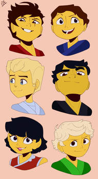 Classic Ninjago Headshots (S1-7)