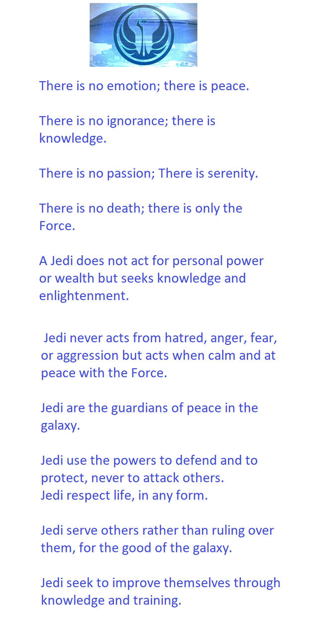 Star Wars: Jedi Code Extended by Brachiosaurusbot9009 on DeviantArt