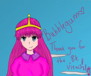 8k Drawing - Human Bubblegum