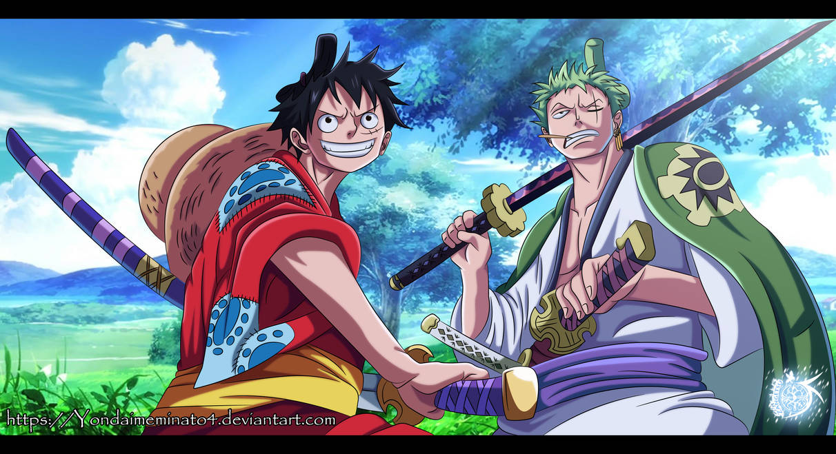 Luffy and Zoro (One Piece CH. 912) by FanaliShiro