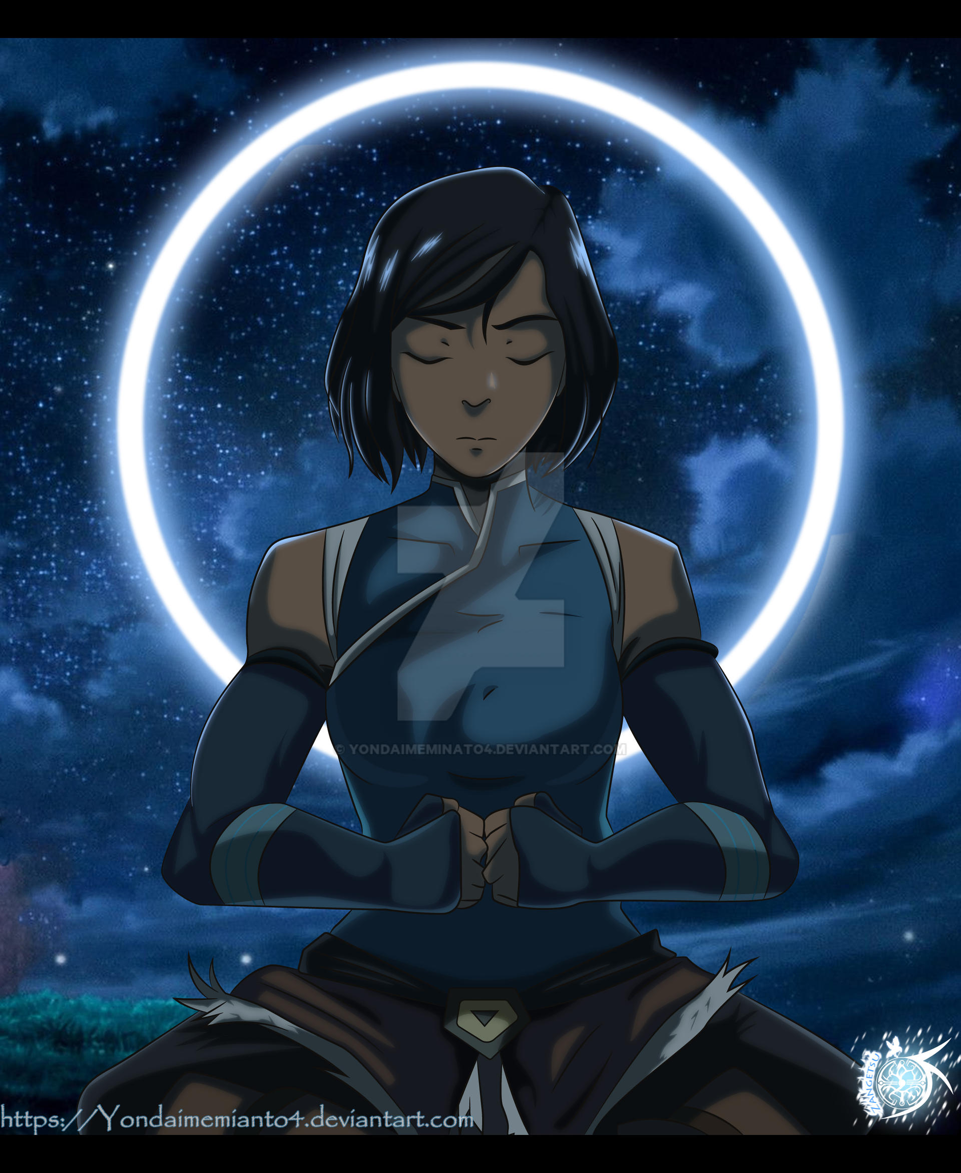 Avatar Korra Meditating By Yondaimeminato4 On Deviantart