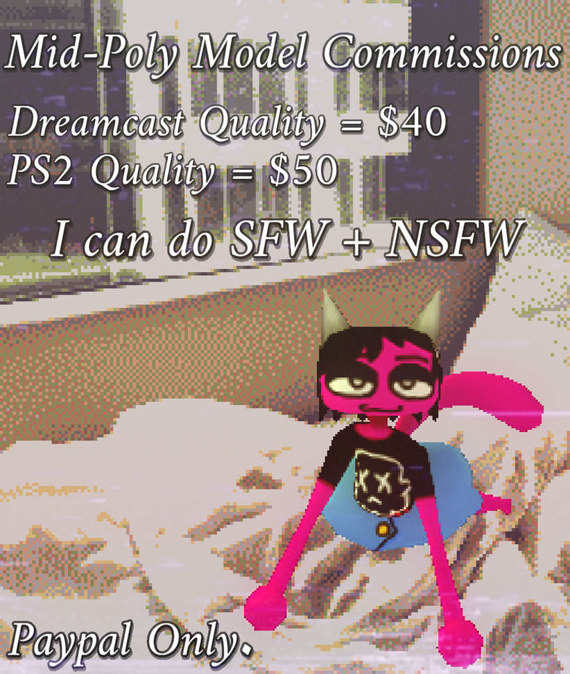 Mid Poly Model Free Mid-Poly Model Commissions are OPEN!!! by UNta626 on DeviantArt