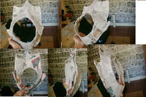 Code Geass Zero Cosplay Mask Process Part 3