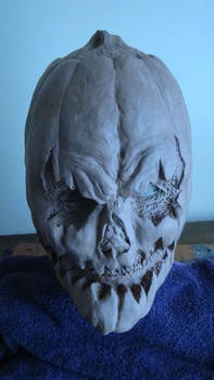 PumpkinHead Mask Sculpture 2