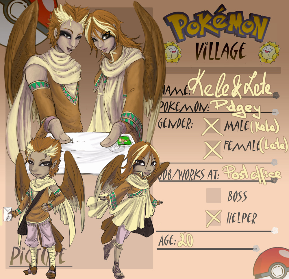 Poke-Village Pidgey's Kele and Lete