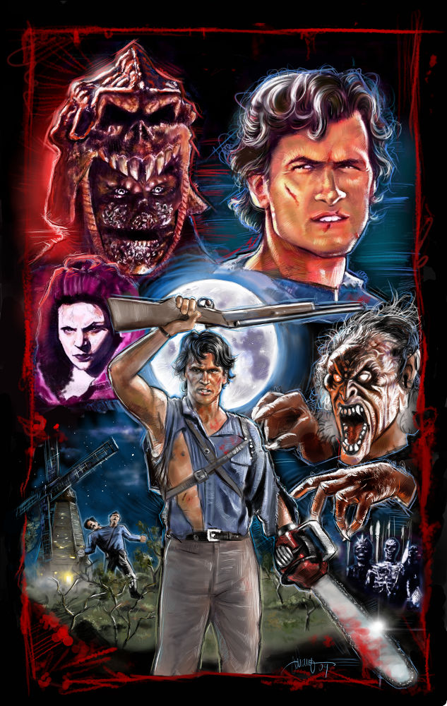 Army of Darkness: Evil Dead 3 - Vintage Movie Posters