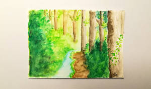 Watercolor Forest