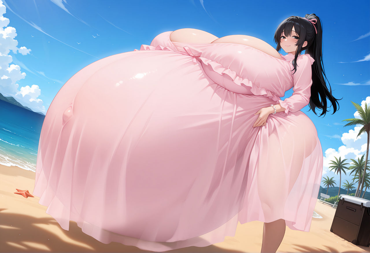 Deviantart Reaime Ayuka-San on the beach by realme88 on DeviantArt