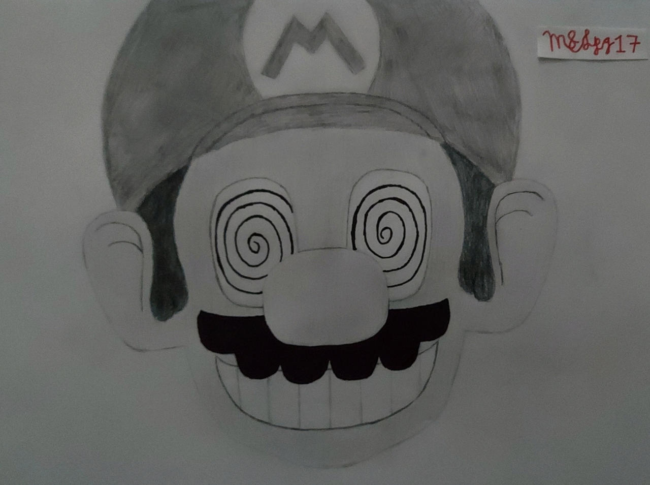Mandlpg17 - Creepy Mario Head By Mandlpg17 On Deviantart