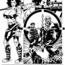 Commission Comic Inks - Mercenary Night 2