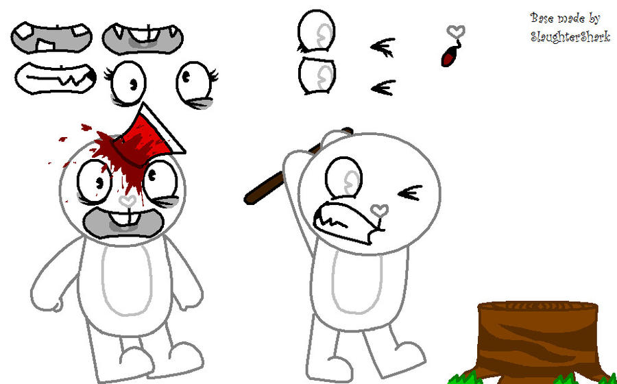 HTF base-''Axe''ident by SlaughterShark on DeviantArt