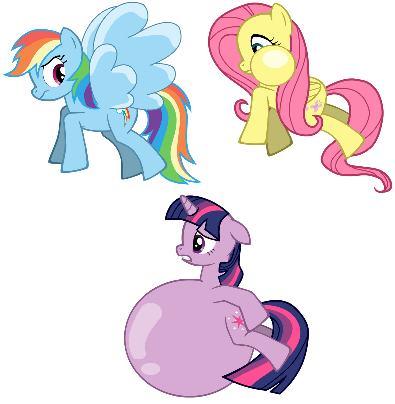 MLP inflation by MaryBethMaria1423 on DeviantArt
