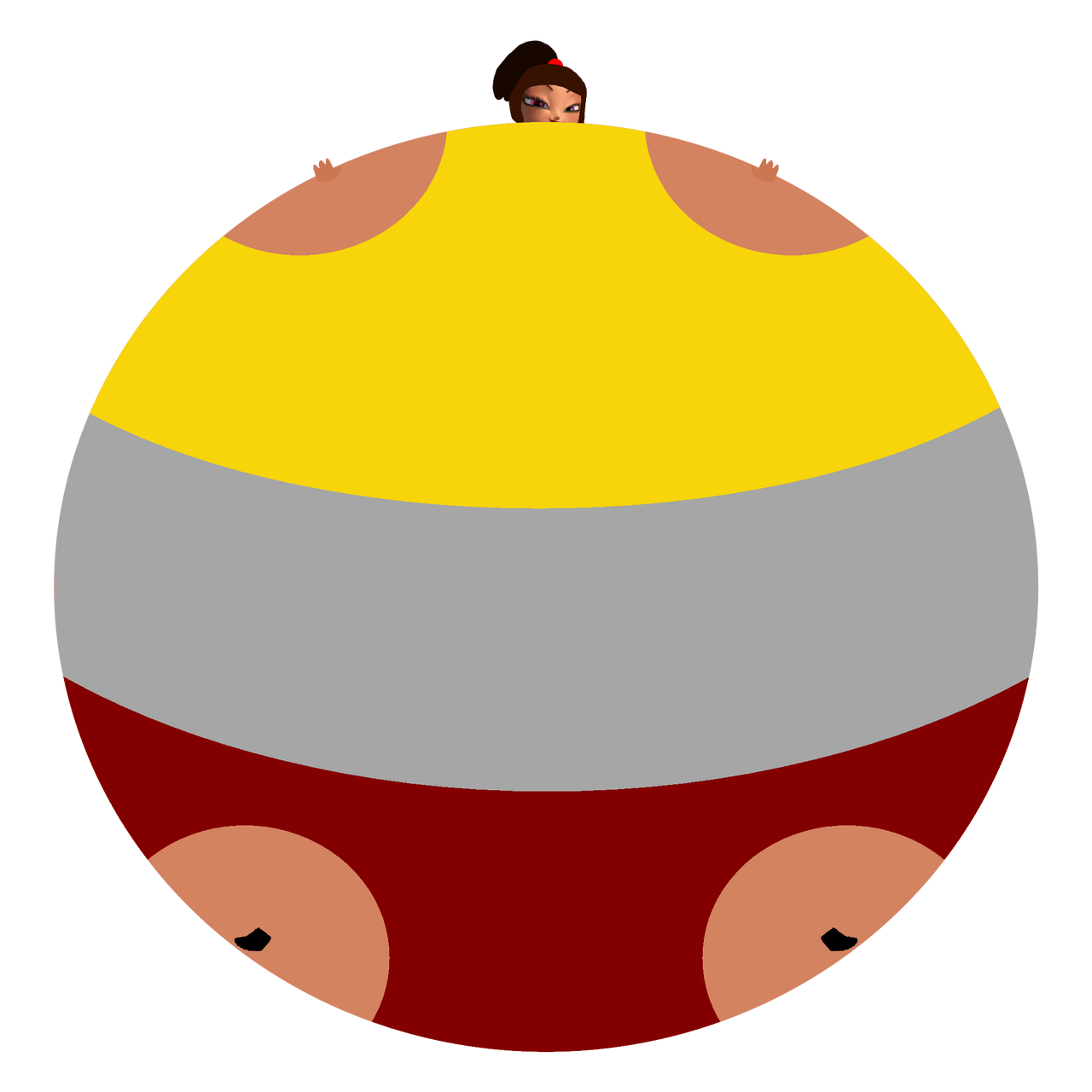 Massively Inflated Katie by MaryBethEmberJoy49-1 on DeviantArt