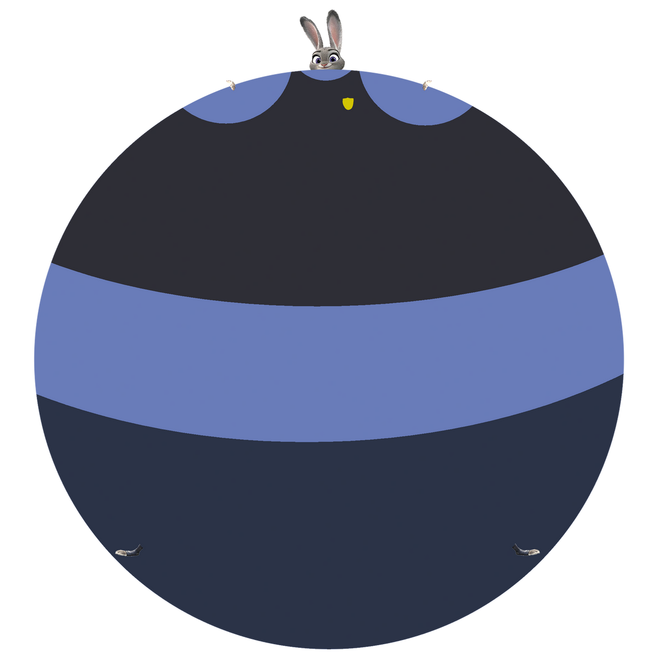Massively Inflated Judy Hopps by MaryBethMaria1423 on DeviantArt