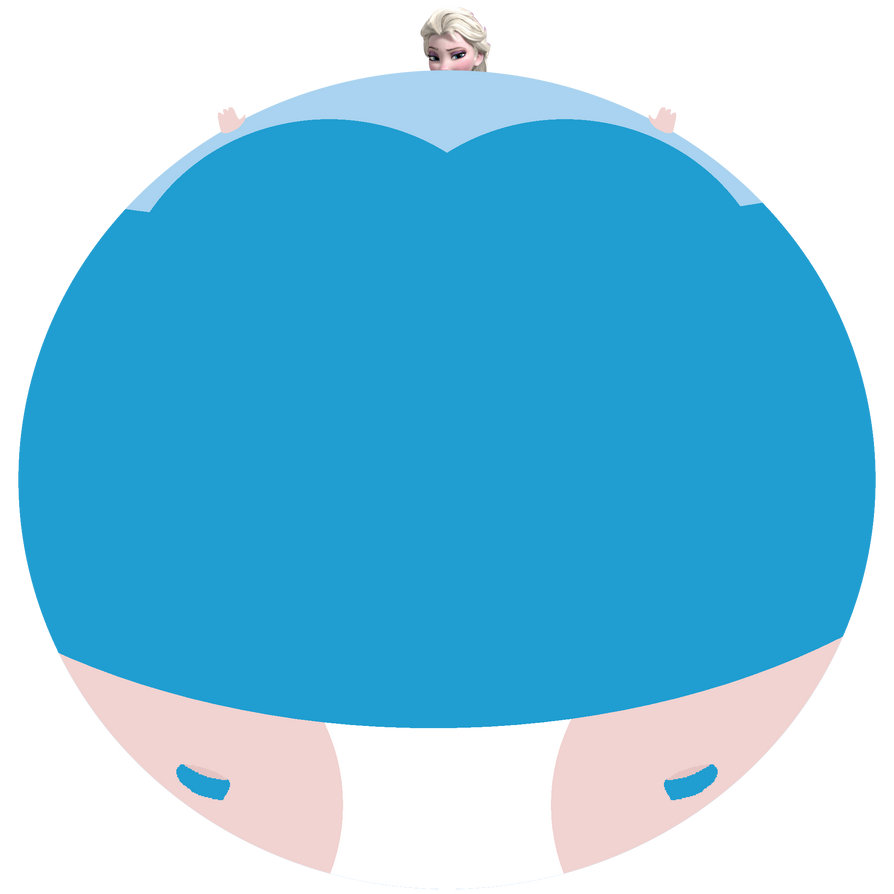 Massively Inflated Elsa by MaryBethMaria1423 on DeviantArt