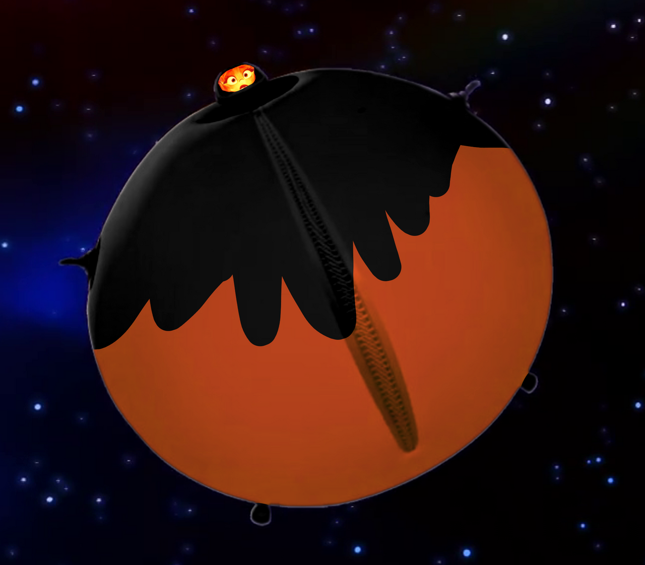 Ember Lumen inflated after eating meatball planet by MaryBethMaria1423 ...
