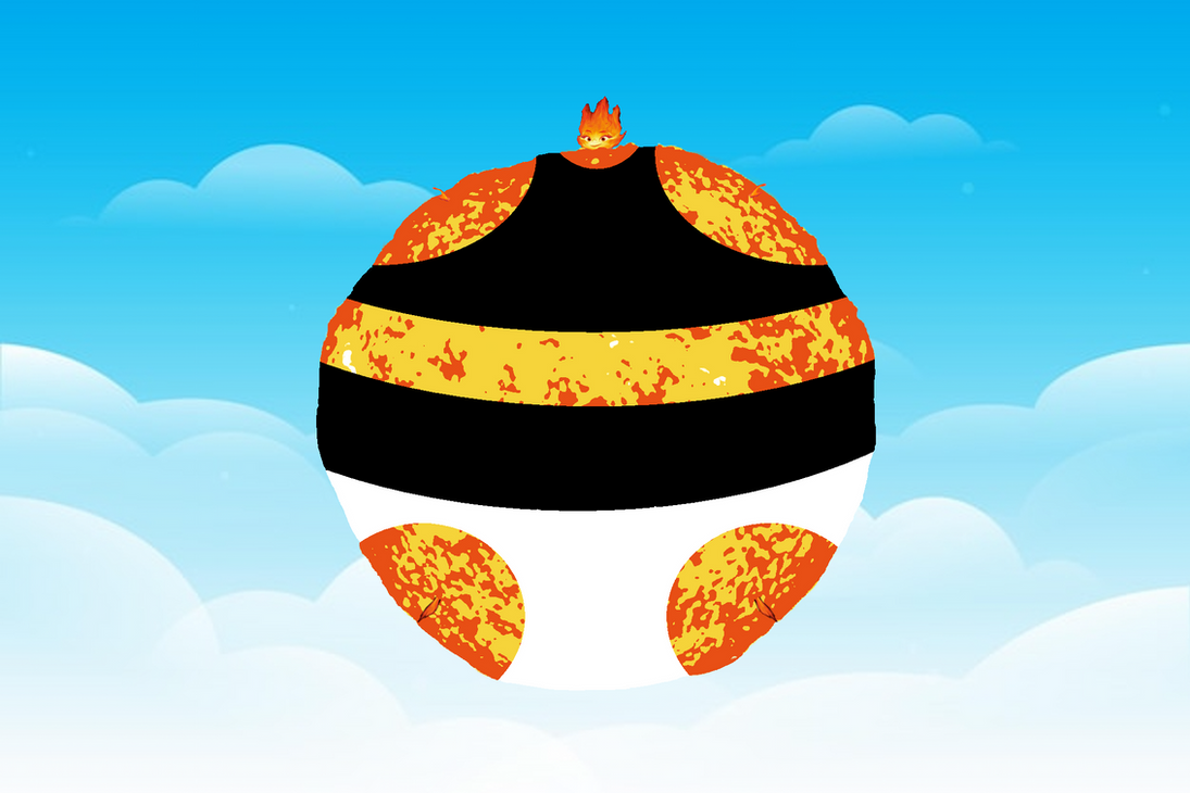 Ember Lumen inflated and floating in the sky by MaryBethMaria1423 on ...