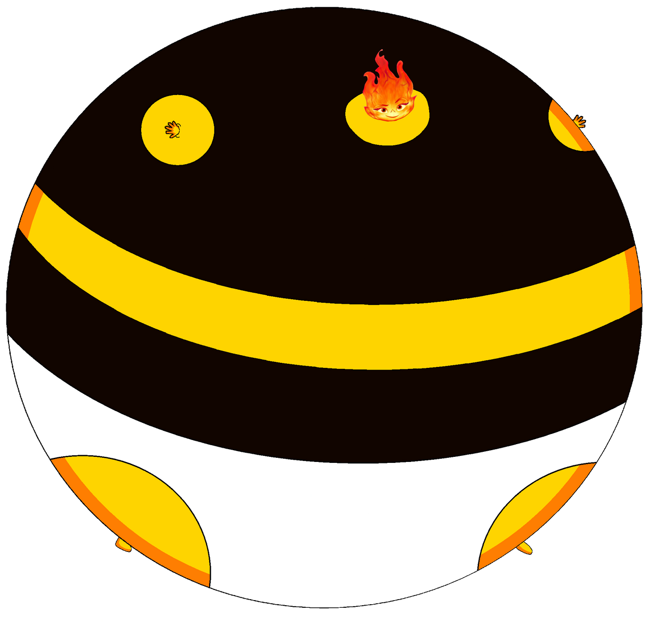 Spherically inflated Ember Lumen by MaryBethMaria1423 on DeviantArt