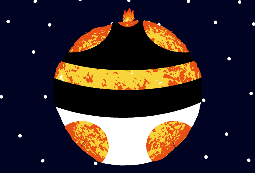Ember Lumen inflated and floating in the night sky by MaryBethMaria1423 ...