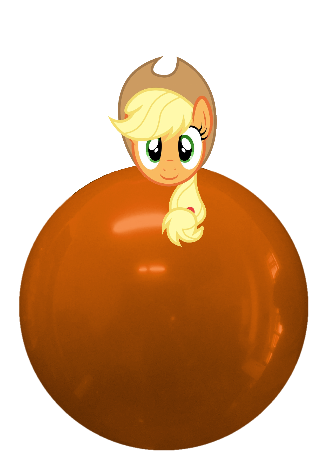 Applejack in a balloon by MaryBethMaria1423 on DeviantArt