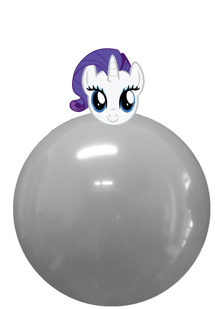 Ballon Rarity Small Rarity in a balloon by MaryBethMaria1423 on DeviantArt